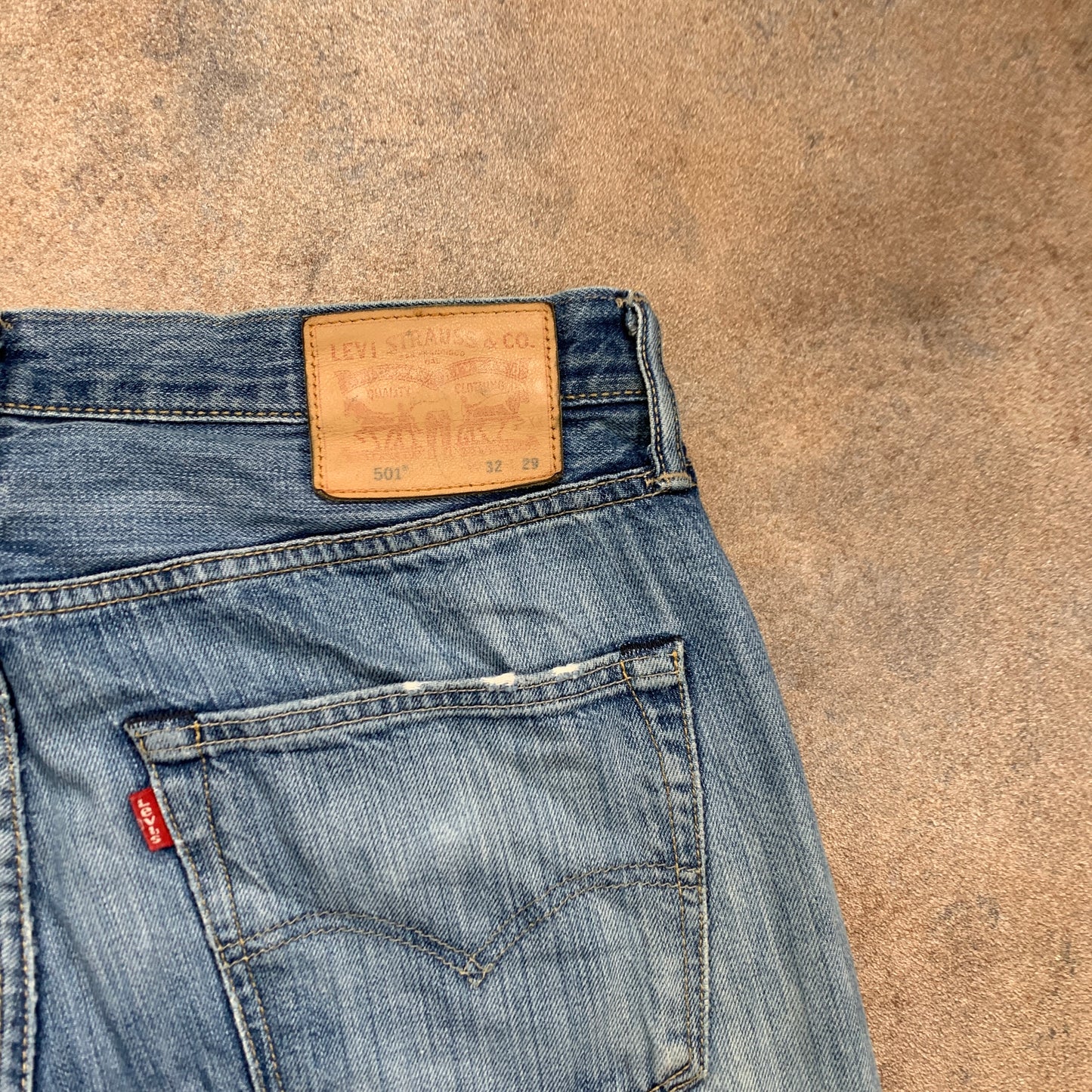 LEVI'S 501 Jeans W32 L29 Mens Regular Fit Straight Blue