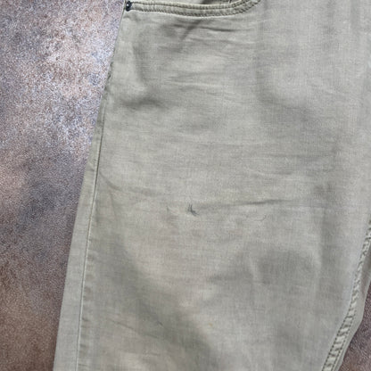 Vintage LEVI'S 514 Jeans W34 L30 Mens Regular Fit Straight Beige