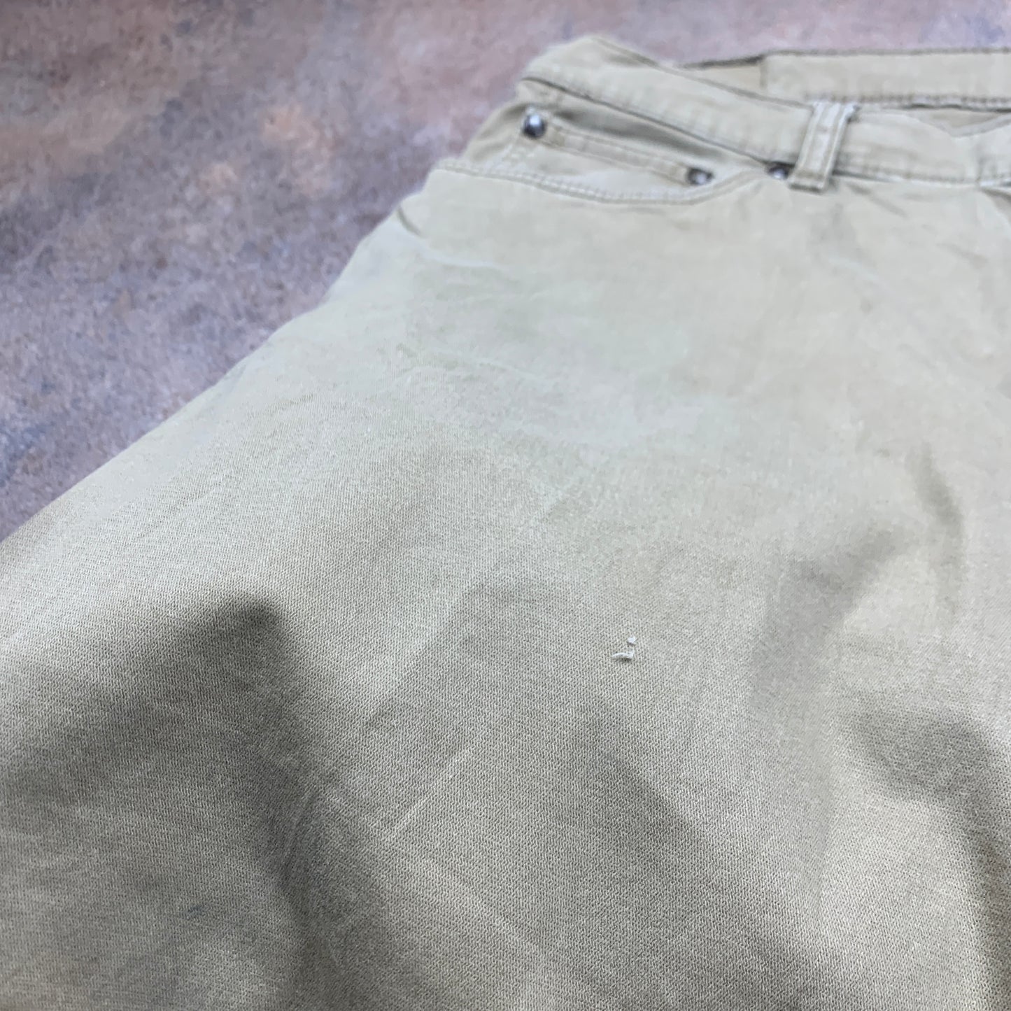 Wrangler Jeans W38 L30 Mens Slim Fit Beige