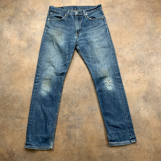 LEVI'S 513 Jeans W31 L30 Mens Slim Fit Blue