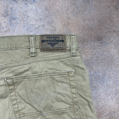 Wrangler Jeans W38 L30 Mens Slim Fit Beige