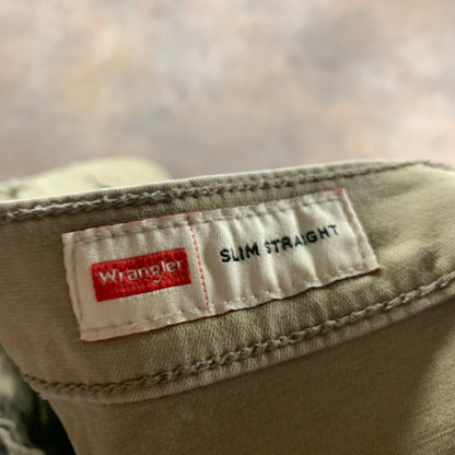 Wrangler Jeans W38 L30 Mens Slim Fit Beige