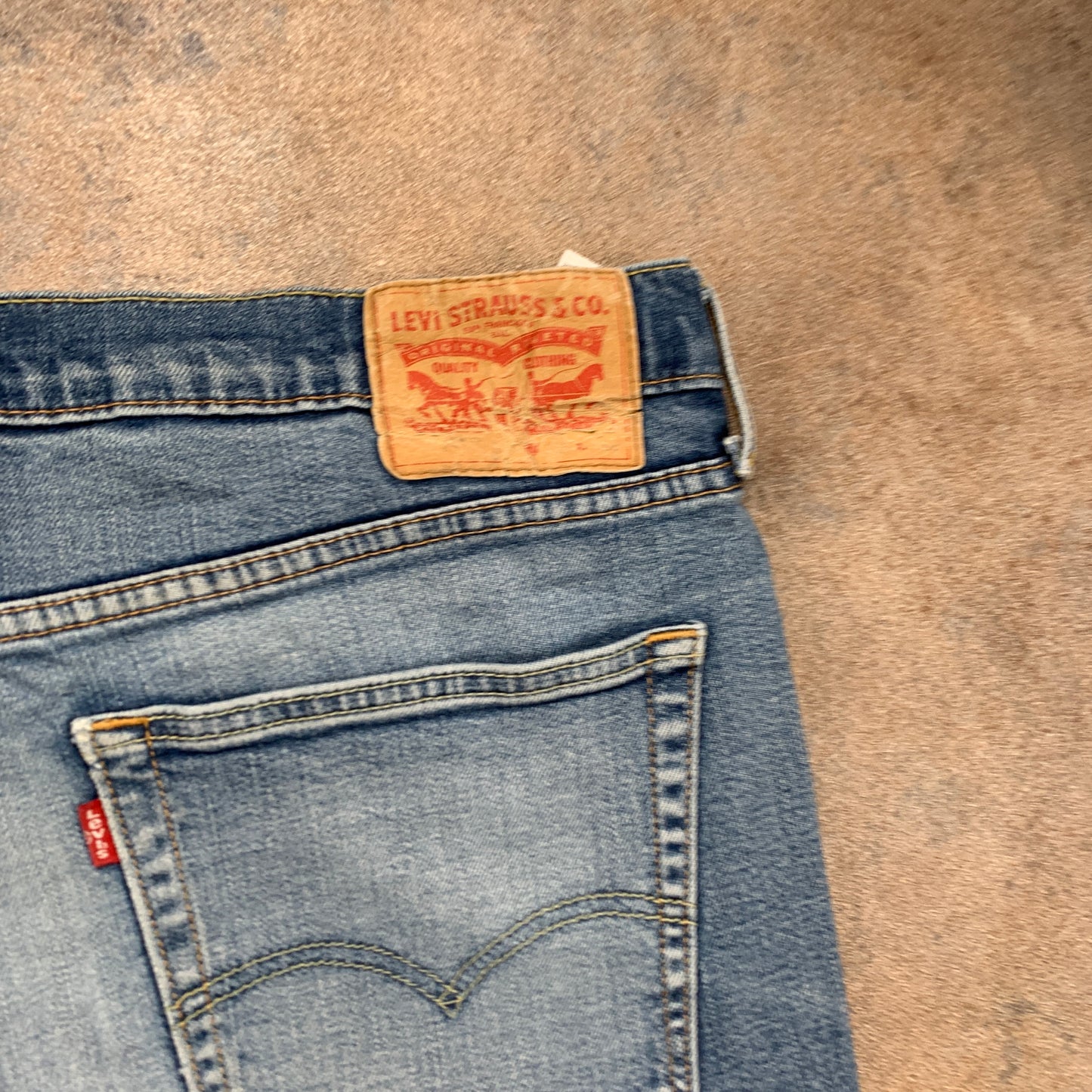 LEVI'S 541 Jeans W37 L30 Mens Slim Fit Tapered Blue