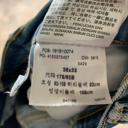 LEVI'S 541 Jeans W37 L30 Mens Slim Fit Tapered Blue