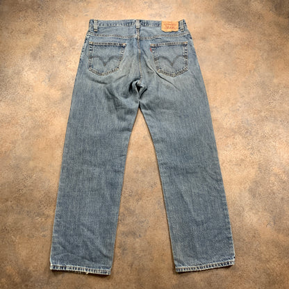 Vintage LEVI'S 559 Jeans W34 L32 Mens Relaxed Fit Straight Blue