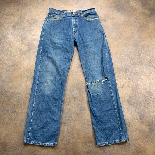 Vintage LEVI'S 569 Jeans W32 L34 Mens Relaxed Fit Straight Blue