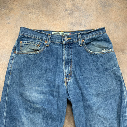 Vintage LEVI'S 569 Jeans W32 L34 Mens Relaxed Fit Straight Blue