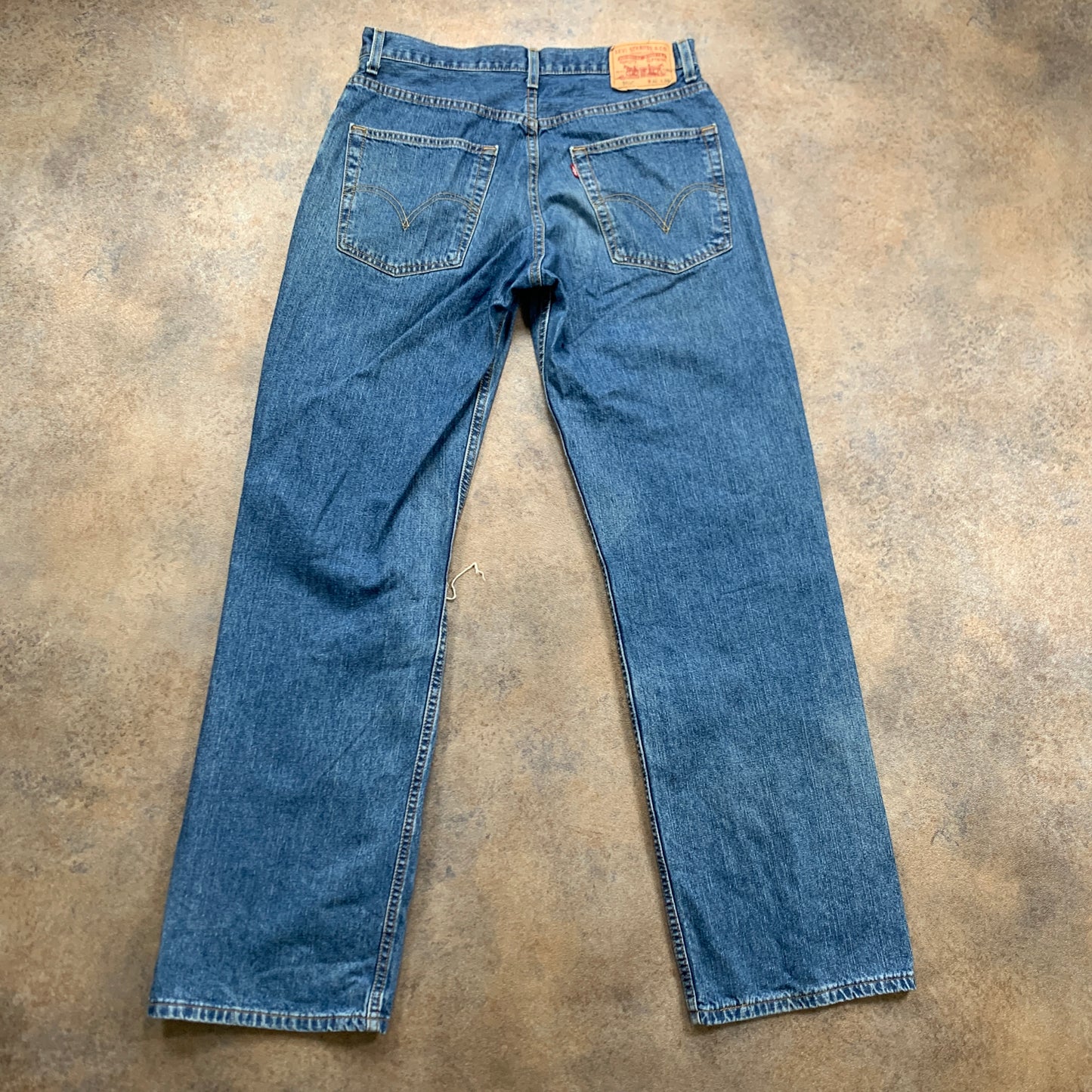 Vintage LEVI'S 569 Jeans W32 L34 Mens Relaxed Fit Straight Blue