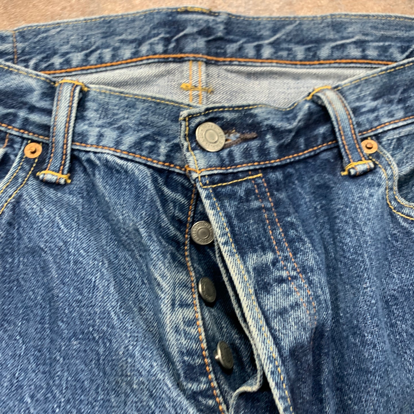 LEVI'S 501 Jeans W36 L30 Mens Regular Fit Straight Blue