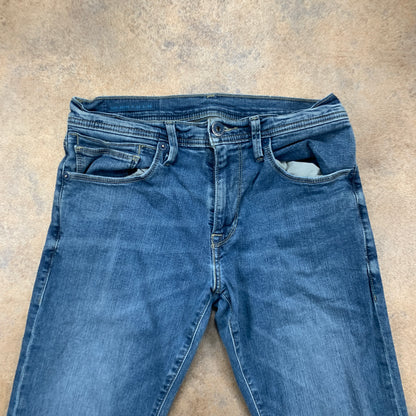 LEVI'S 65504 Jeans W30 L27 Mens Slim Fit Straight Blue