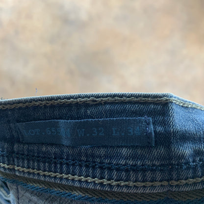 LEVI'S 65504 Jeans W30 L27 Mens Slim Fit Straight Blue