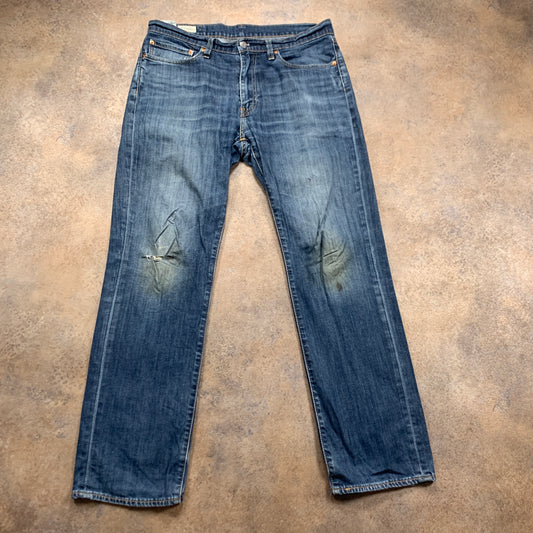 LEVI'S 514 Jeans W35 L32 Mens Regular Fit Straight Blue