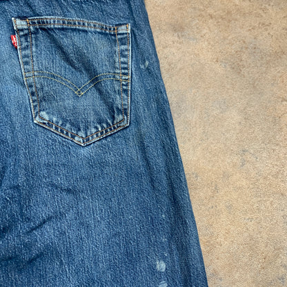 LEVI'S 501 Jeans W34 L34 Mens Regular Fit Straight Blue