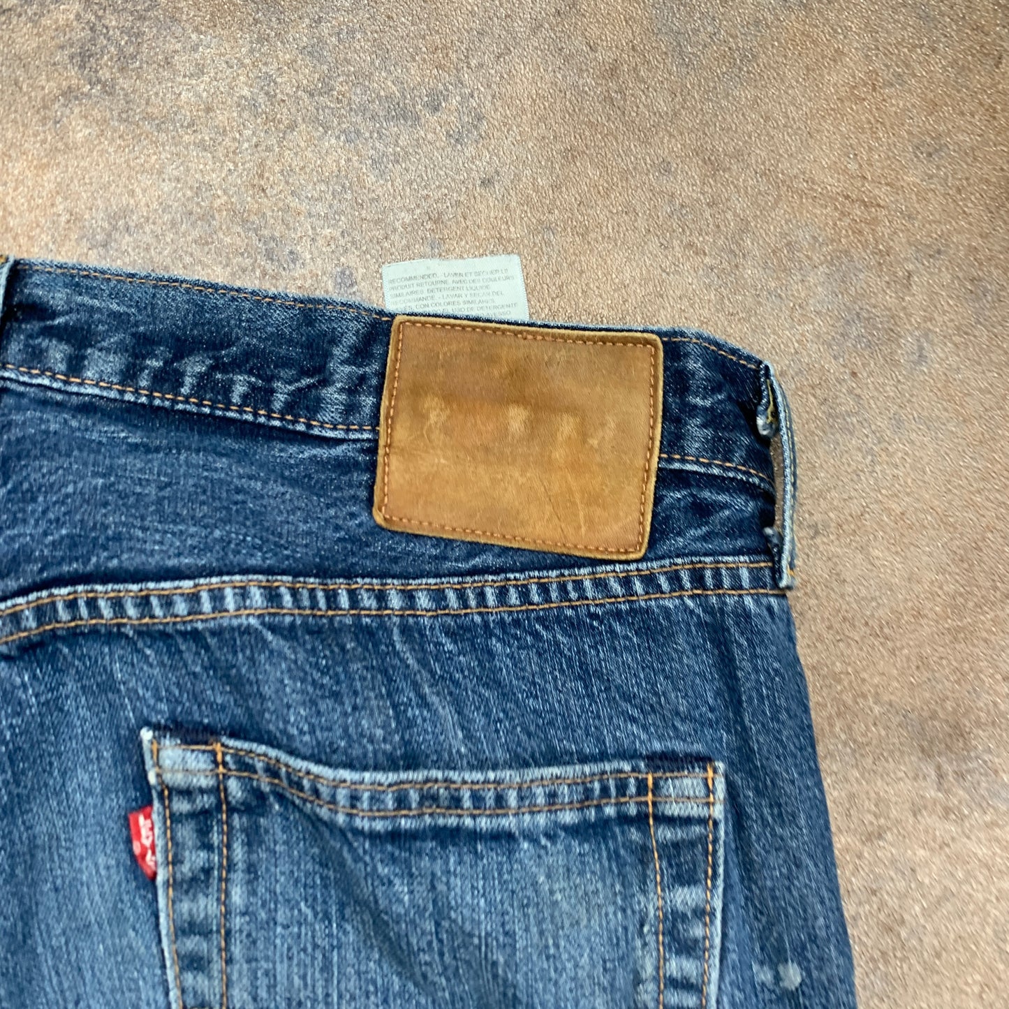 LEVI'S 501 Jeans W34 L34 Mens Regular Fit Straight Blue