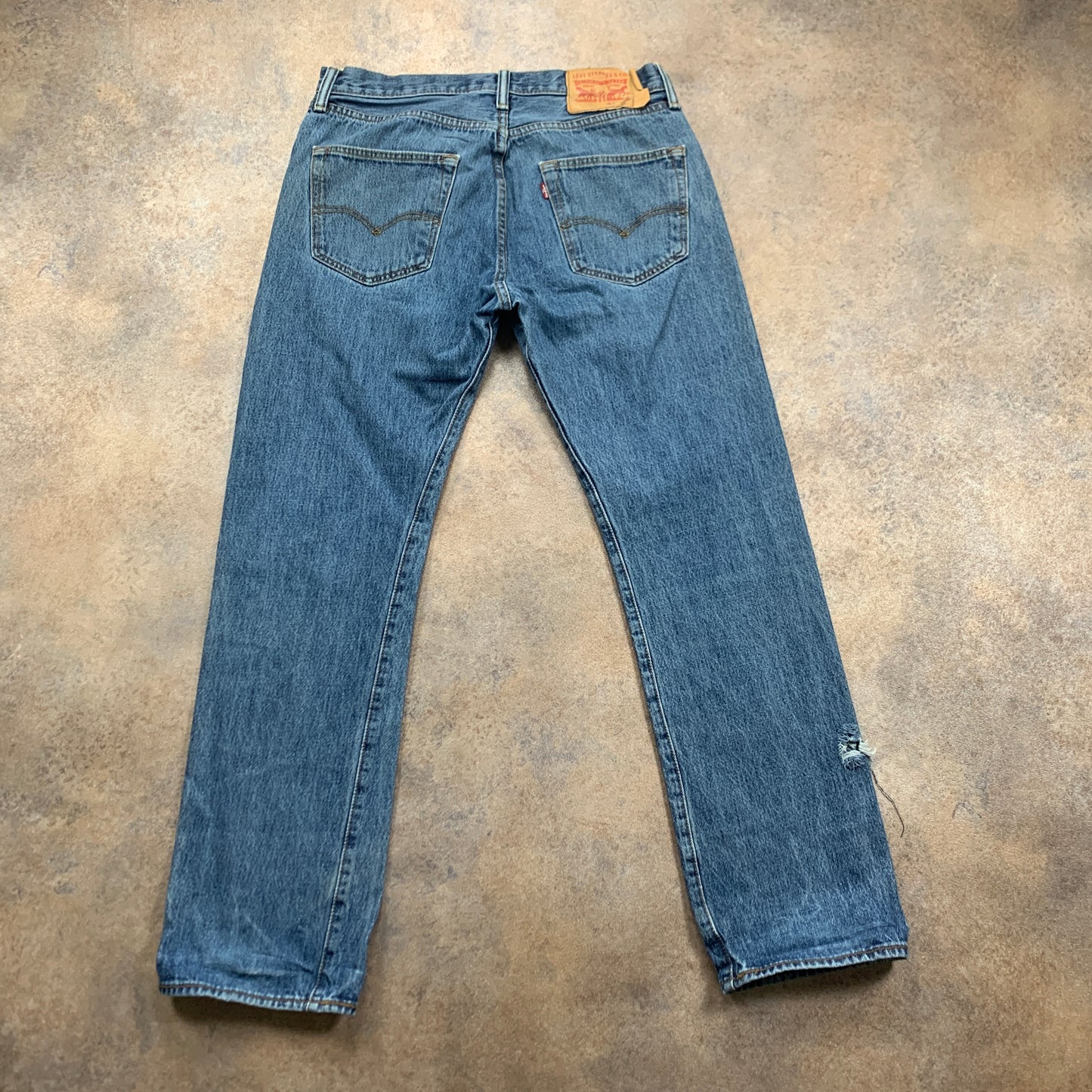 LEVI'S 501 Jeans W32 L30 Mens Regular Fit Straight Blue
