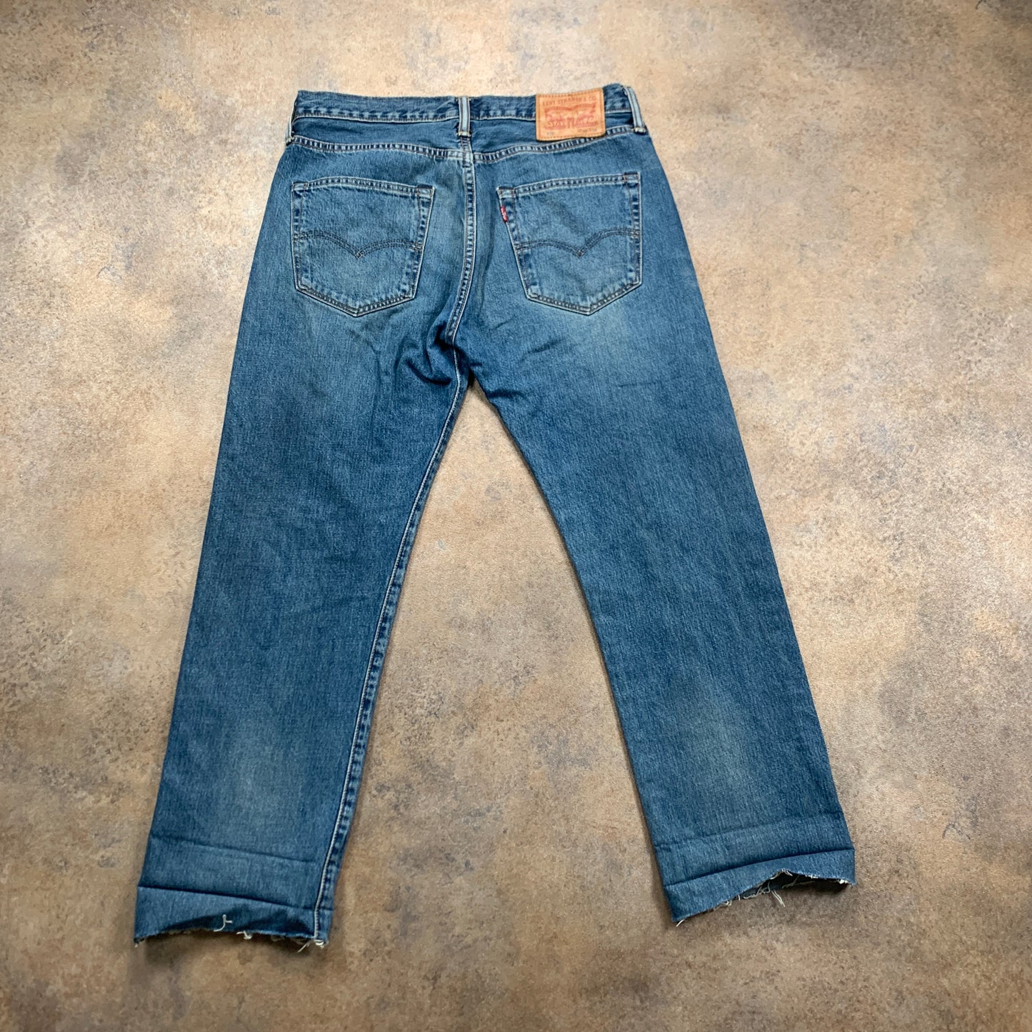 LEVI'S 501 Jeans W32 L27 Mens Regular Fit Straight Blue