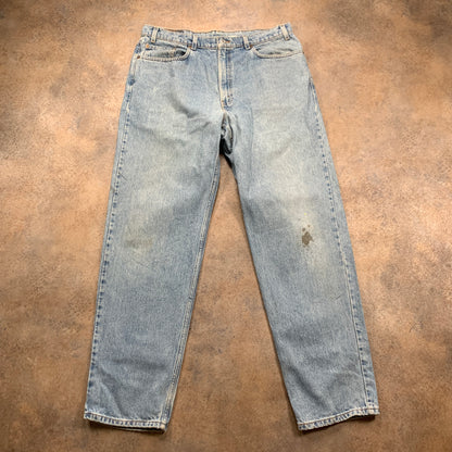Vintage LEVI'S 550 Jeans W38 L34 Mens Relaxed Fit Straight Blue 90s