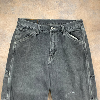 LEVI'S Stay Loose Jeans W29 L30 Mens Relaxed Fit Straight Grey