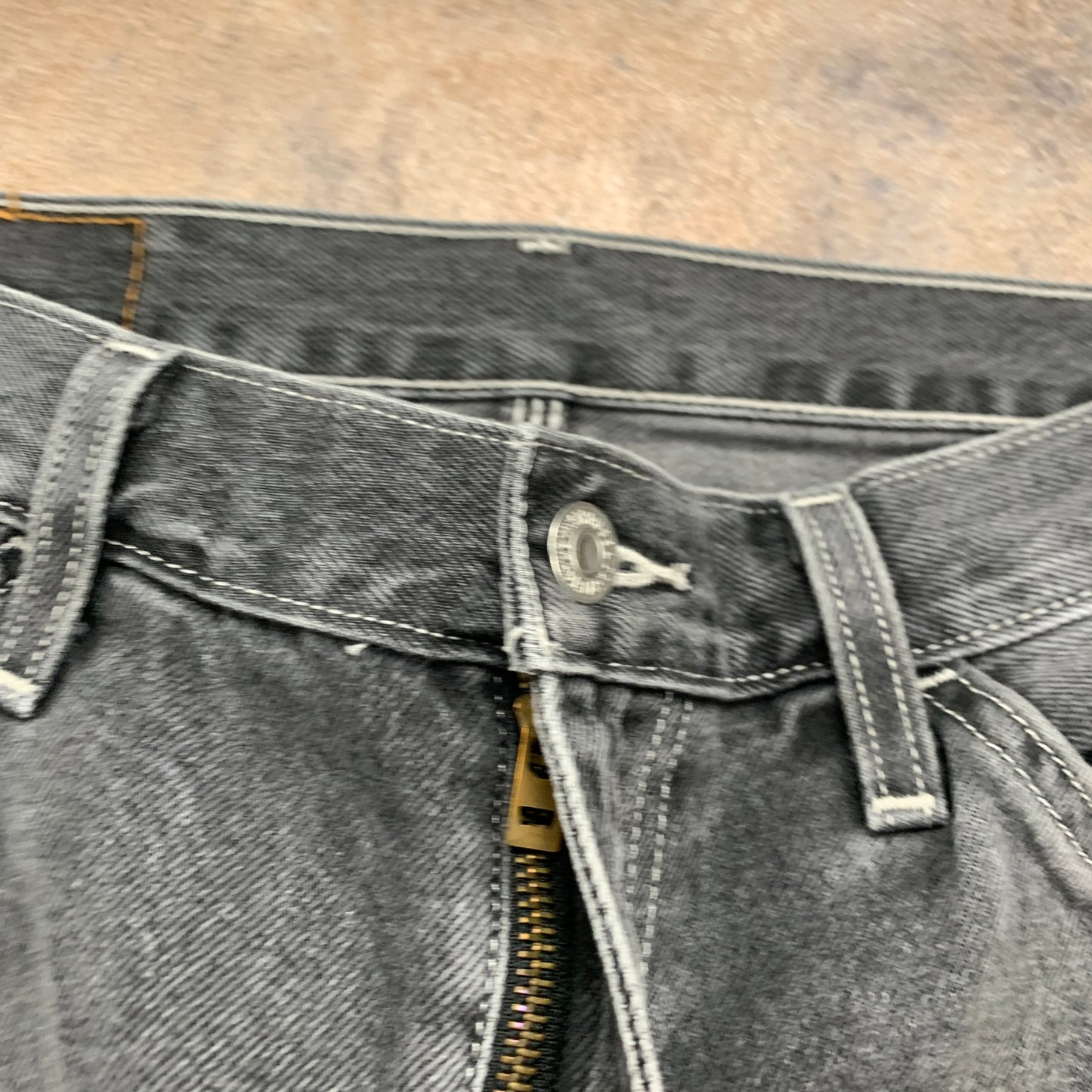 LEVI'S Stay Loose Jeans W29 L30 Mens Relaxed Fit Straight Grey