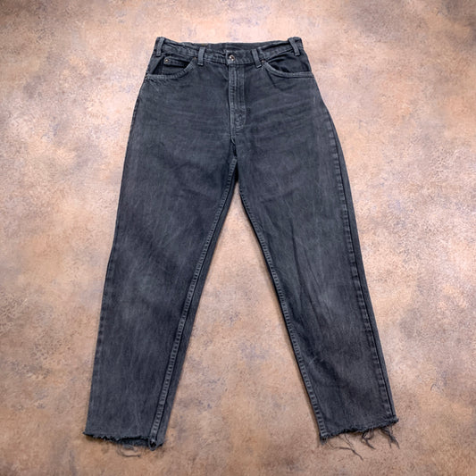 Vintage LEVI'S 901 Jeans W32 L28 Mens Relaxed Fit Tapered Grey 90s