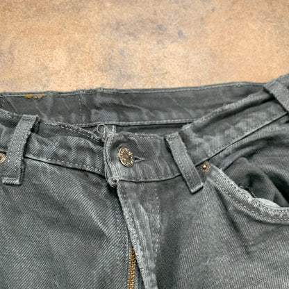 Vintage LEVI'S 901 Jeans W32 L28 Mens Relaxed Fit Tapered Grey 90s