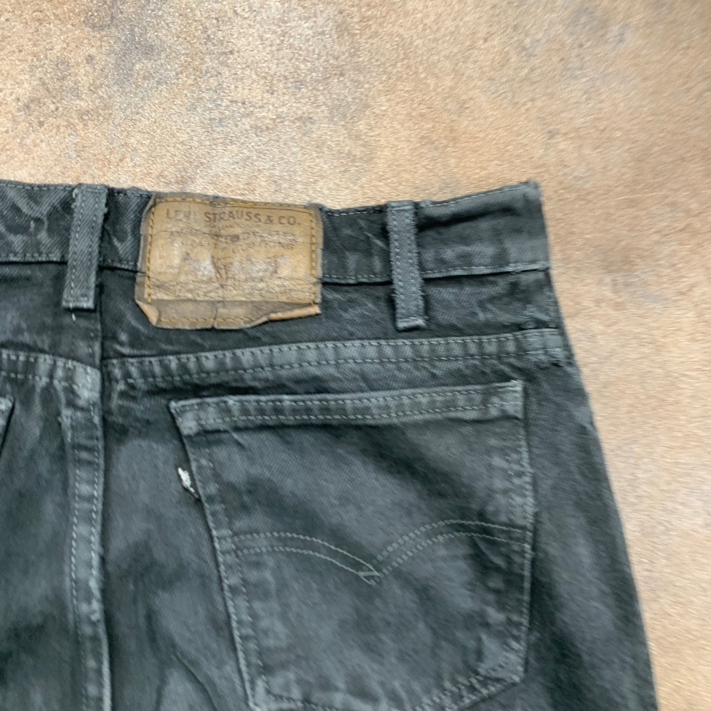 Vintage LEVI'S 901 Jeans W32 L28 Mens Relaxed Fit Tapered Grey 90s