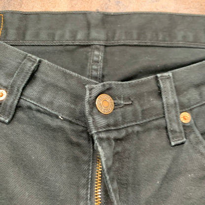 Vintage LEVI'S 751 Jeans W34 L30 Mens Regular Fit Straight Black