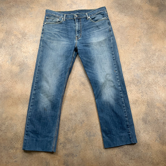 LEVI'S 504 Jeans W36 L28 Mens Regular Fit Straight Blue
