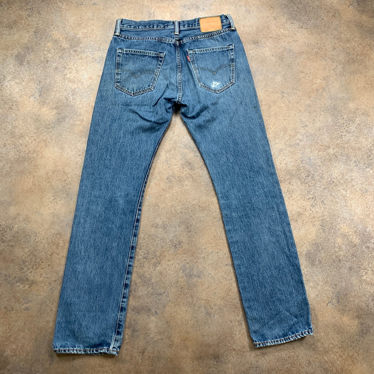LEVI'S 501 Jeans W30 L32 Mens Regular Fit Straight Blue