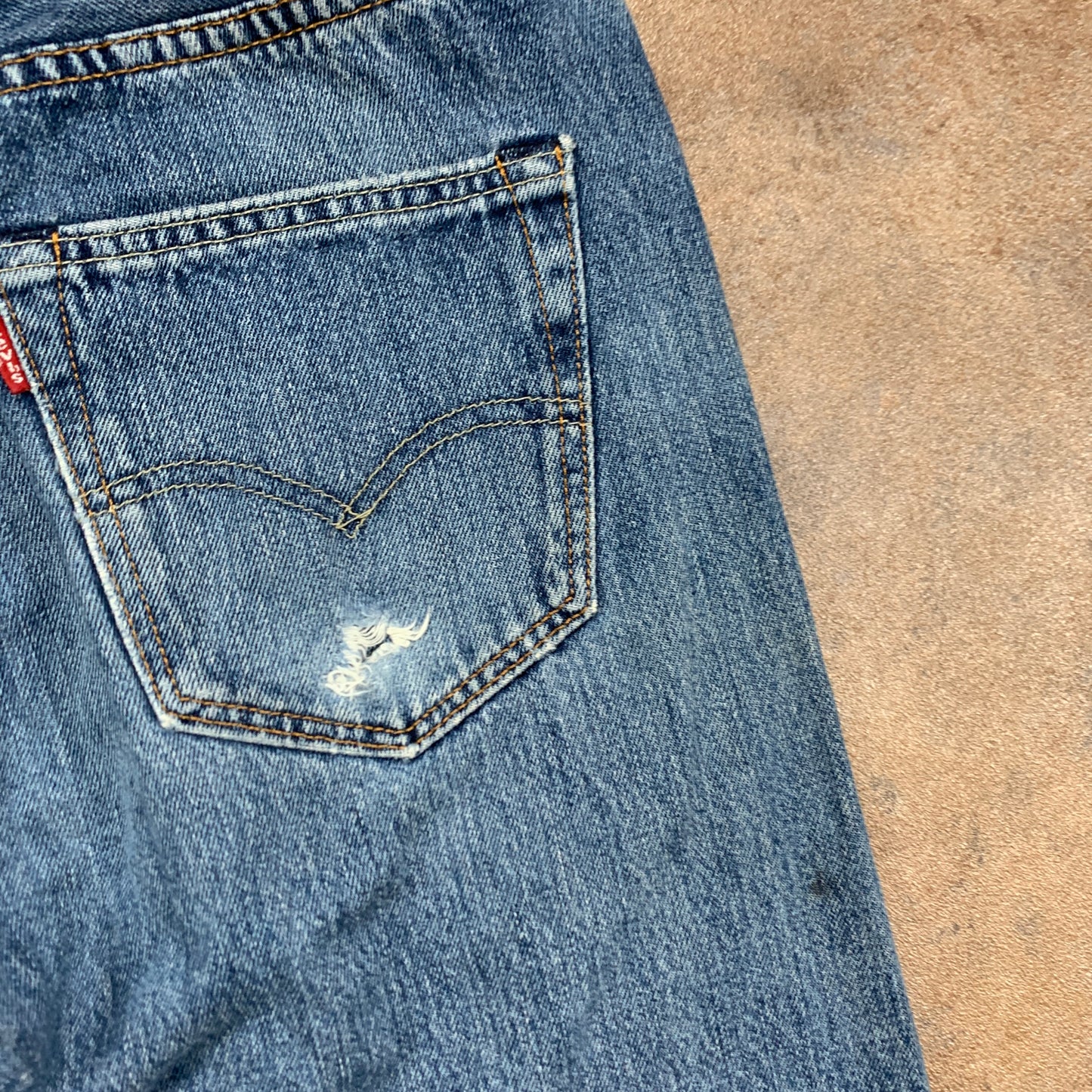 LEVI'S 501 Jeans W30 L32 Mens Regular Fit Straight Blue