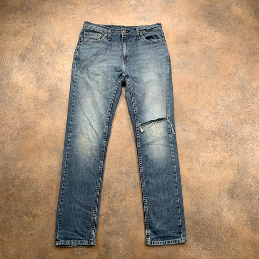 LEVI'S 511 Jeans W30 L30 Mens Slim Fit Blue