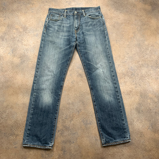 LEVI'S 504 Jeans W32 L31 Mens Regular Fit Straight Blue