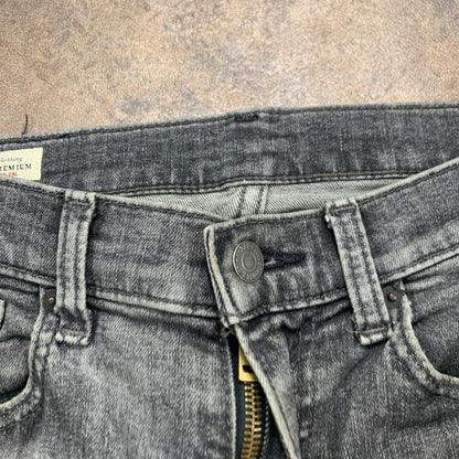 LEVI'S 519 Jeans W30 L31 Mens Skinny Fit Grey