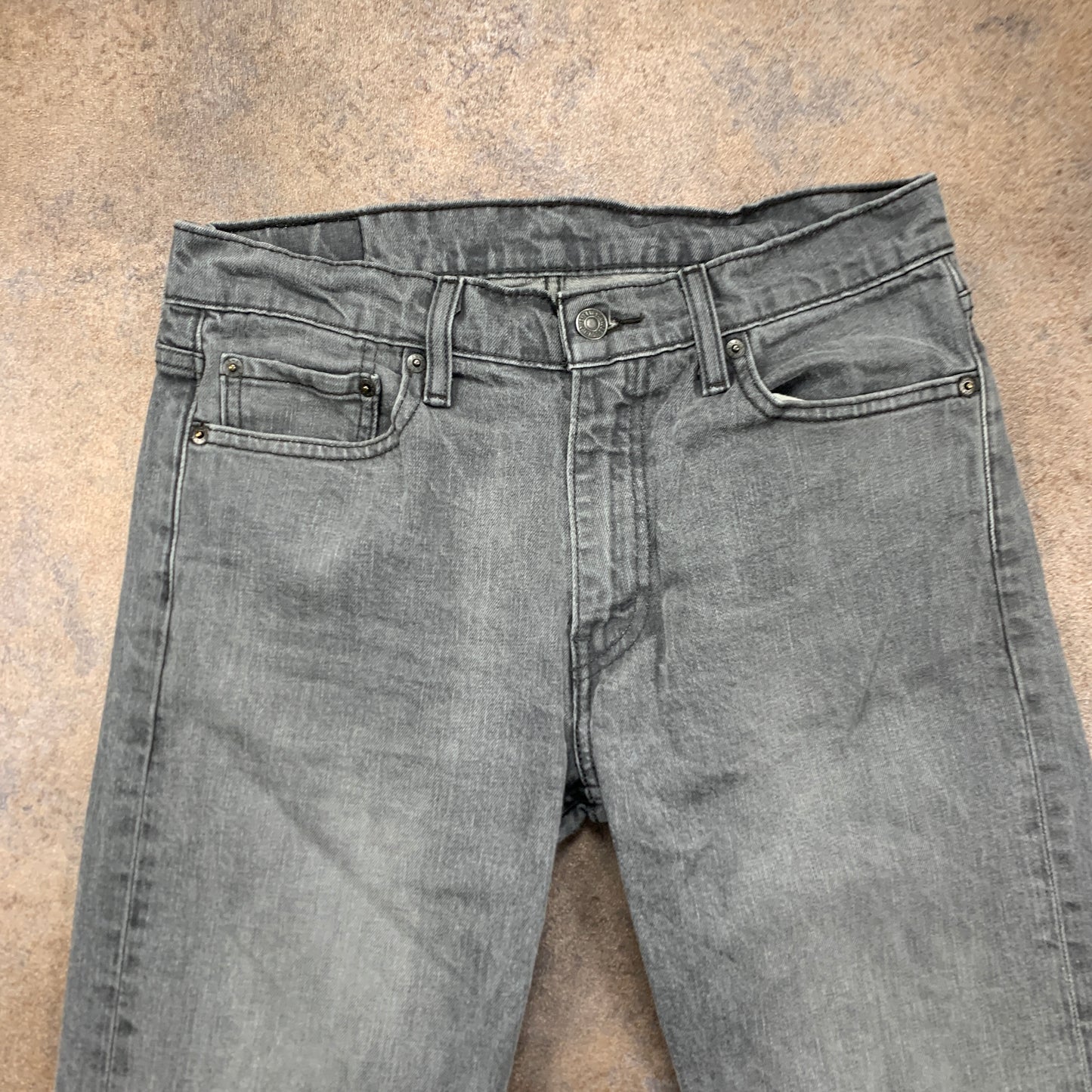 LEVI'S 504 Jeans W31 L30 Mens Regular Fit Straight Grey