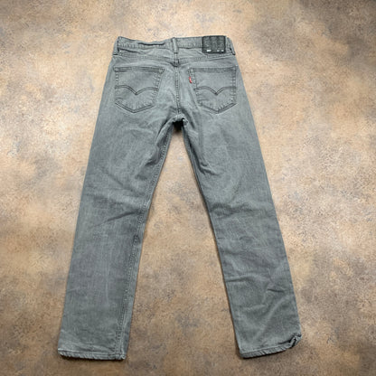 LEVI'S 504 Jeans W31 L30 Mens Regular Fit Straight Grey