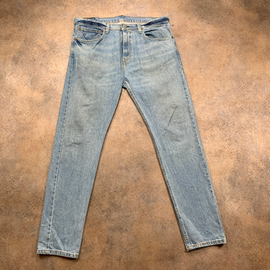 LEVI'S 512 Jeans W35 L32 Mens Slim Fit Tapered Blue