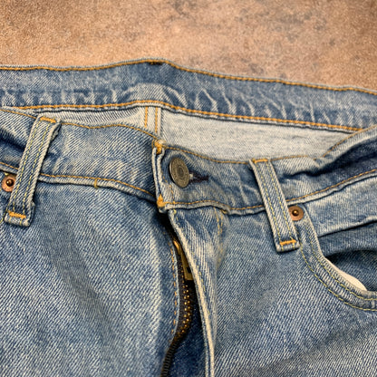 LEVI'S 512 Jeans W35 L32 Mens Slim Fit Tapered Blue