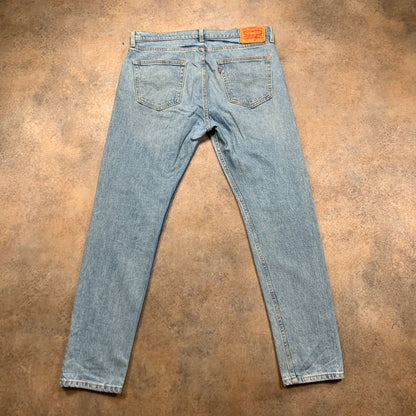 LEVI'S 512 Jeans W35 L32 Mens Slim Fit Tapered Blue