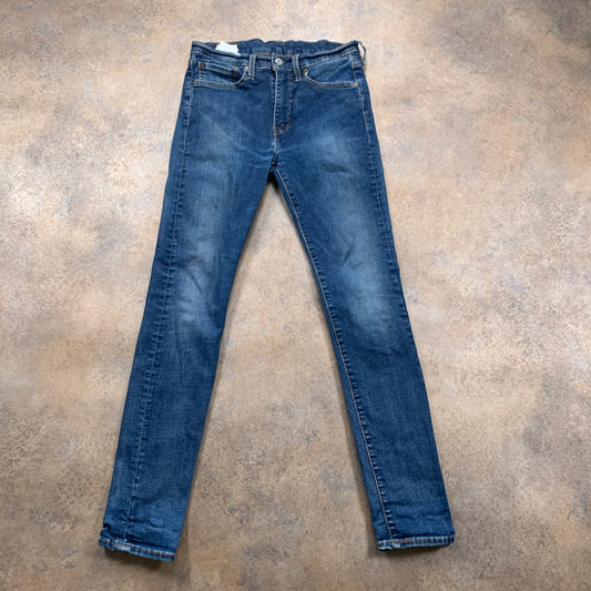 LEVI'S 519 Jeans W30 L30 Mens Skinny Fit Blue