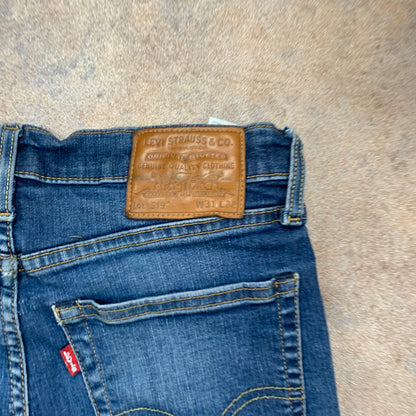 LEVI'S 519 Jeans W30 L30 Mens Skinny Fit Blue