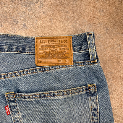 LEVI'S 551 Jeans W37 L34 Mens Relaxed Fit Straight Blue
