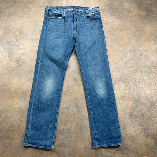 LEVI'S 504 Jeans W34 L32 Mens Regular Fit Straight Blue