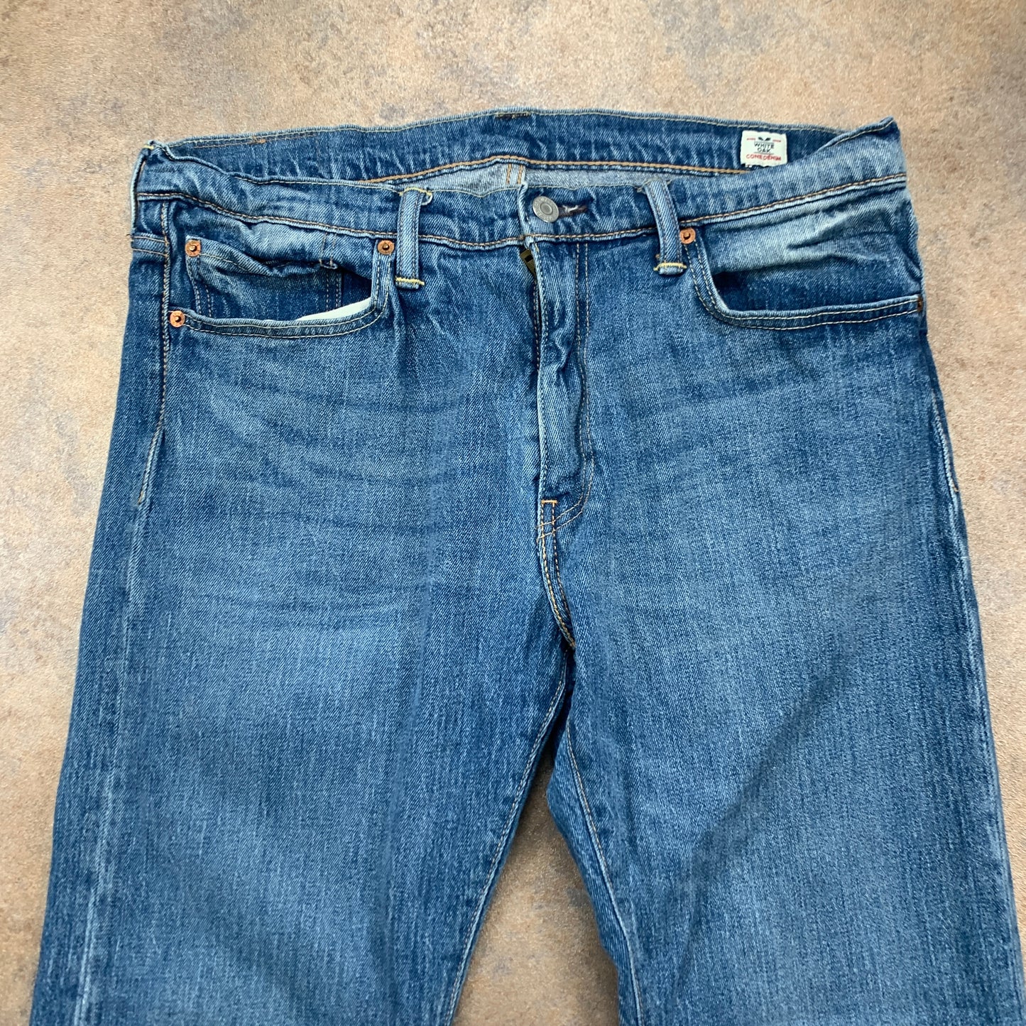 LEVI'S 504 Jeans W34 L32 Mens Regular Fit Straight Blue