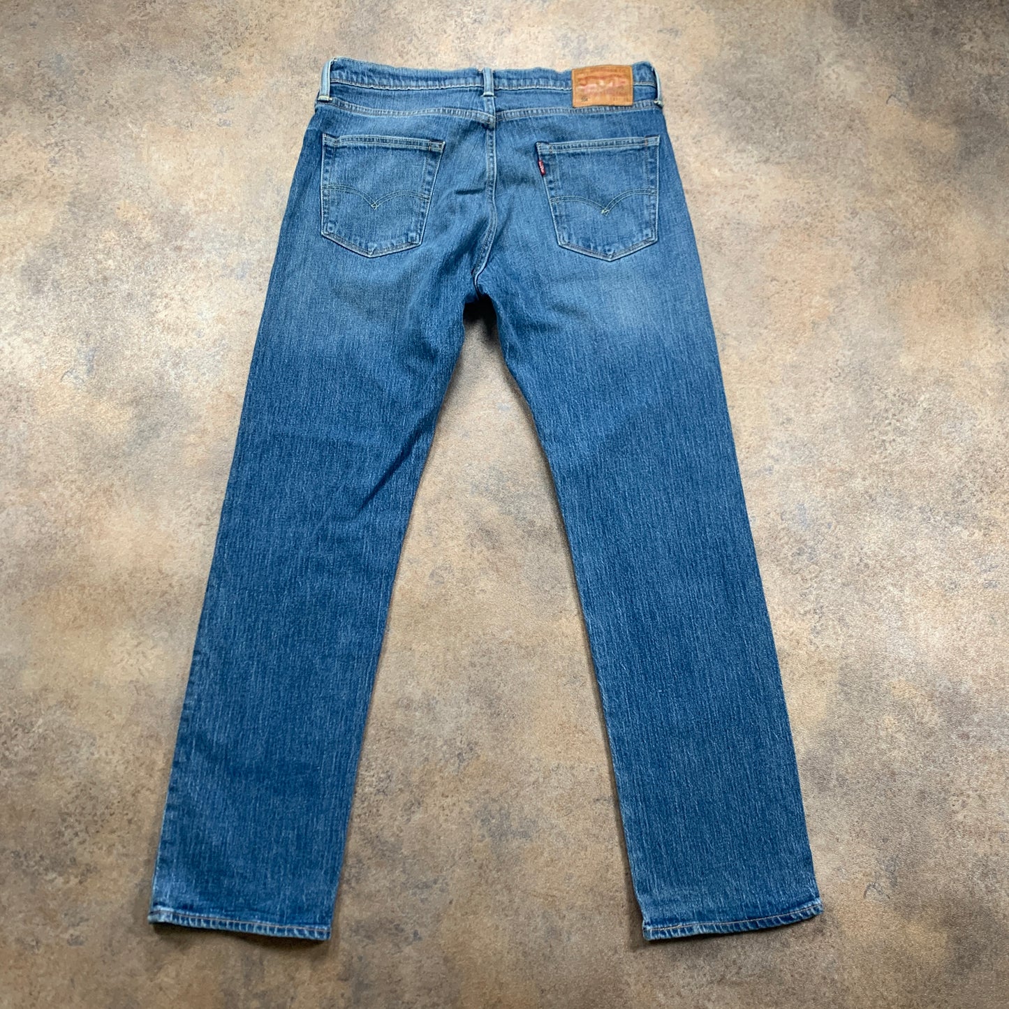 LEVI'S 504 Jeans W34 L32 Mens Regular Fit Straight Blue