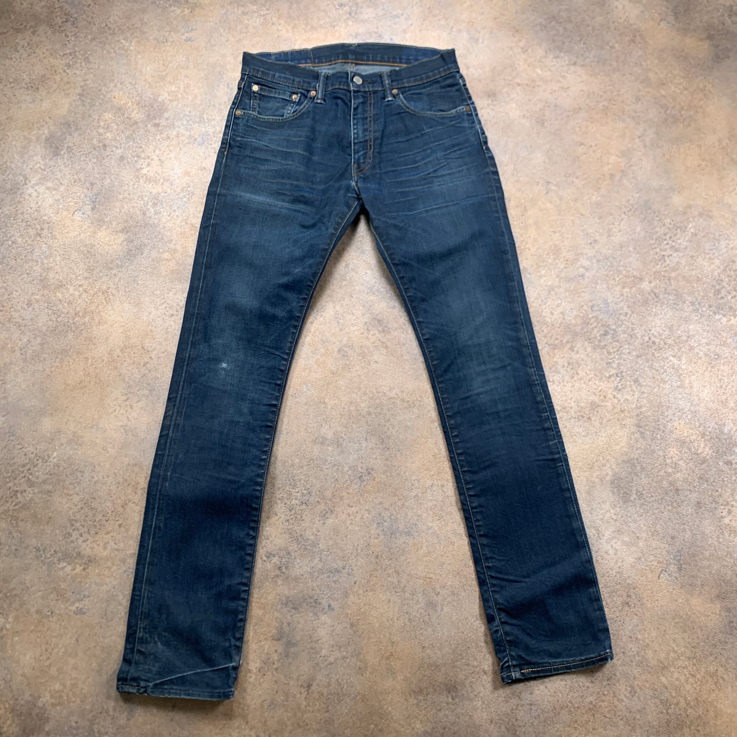 LEVI'S 65504 Jeans W32 L33 Mens Slim Fit Straight Blue