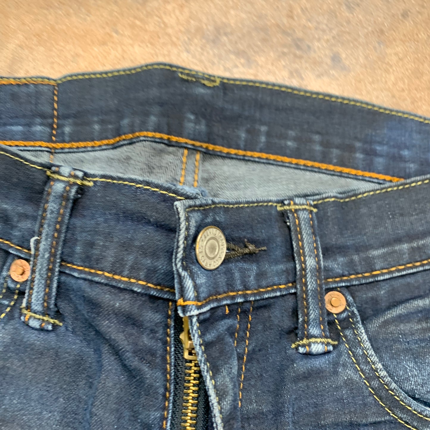 LEVI'S 65504 Jeans W32 L33 Mens Slim Fit Straight Blue