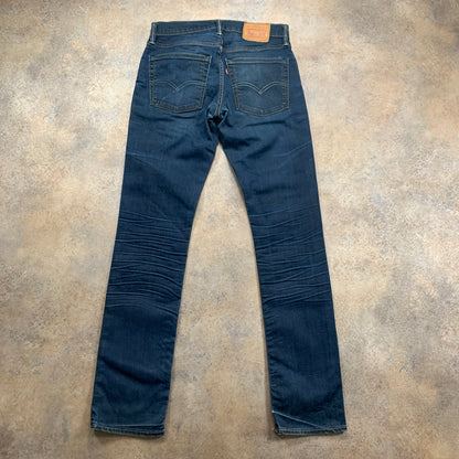 LEVI'S 65504 Jeans W32 L33 Mens Slim Fit Straight Blue