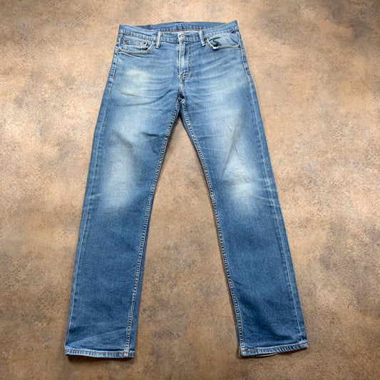 LEVI'S 504 Jeans W32 L33 Mens Regular Fit Straight Blue
