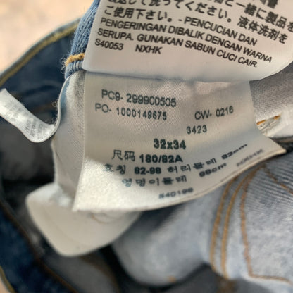 LEVI'S 504 Jeans W32 L33 Mens Regular Fit Straight Blue