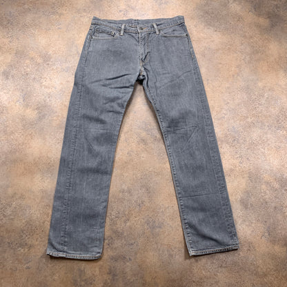 LEVI'S 504 Jeans W32 L31 Mens Regular Fit Straight Grey